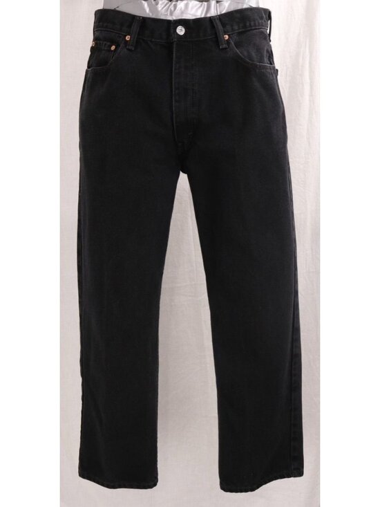 Levi's Other - Levis 550 Jeans Mens 38 x 30 Black Relaxed Fit Straight Leg Streetwear Denim VTG